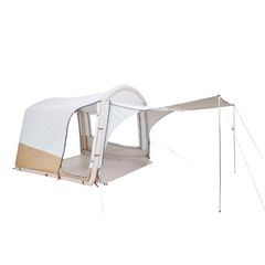quechua inflatable camping shelter and pump
