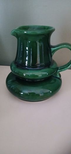 West German Green Glazed Watering Jug