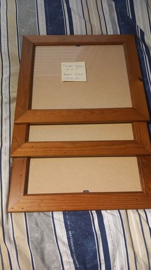 2 Antique style Large pictures and frames