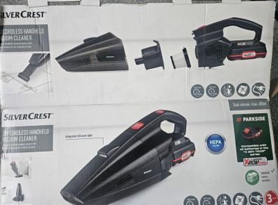 vacuum 20v silvercrest - works with 20v battery parkside