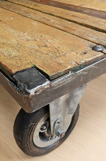 Industrial coffee table
