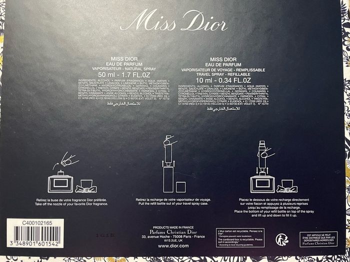 Miss Dior Travel Set