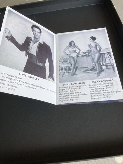 Elvis Memorabilia- Passport to Elvis film Fun in Acapulco