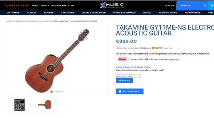 Takamine GY11ME-NS