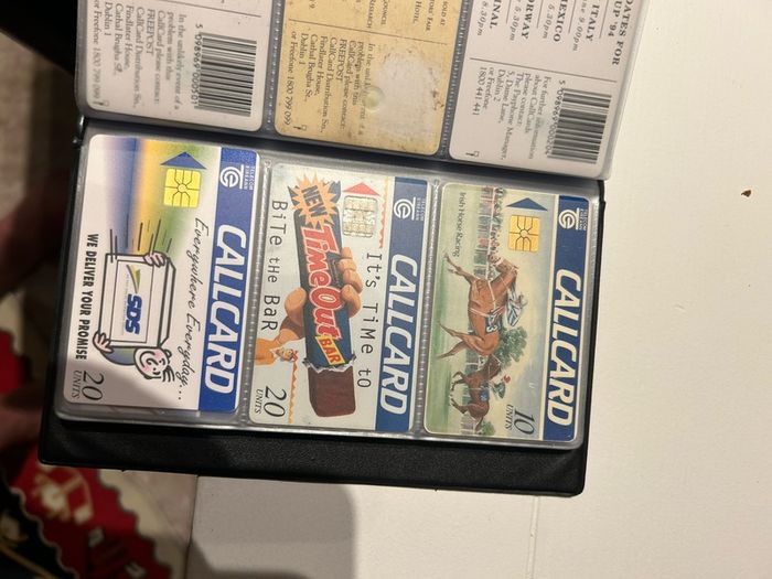 callcards start at 1 euro each most are 2 euro each