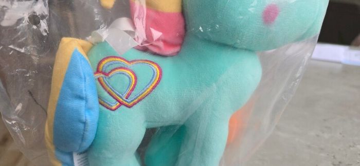 Rainbow Beats - Lovable Plush New HQG1C MLP G1 My Little Pony
