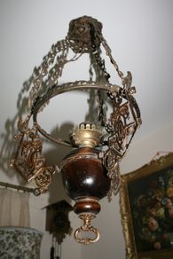 Antique Brass Chandelier
