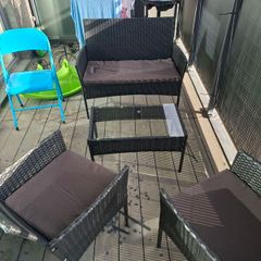 ratten 2 plus 1 plus 1 and table brand new