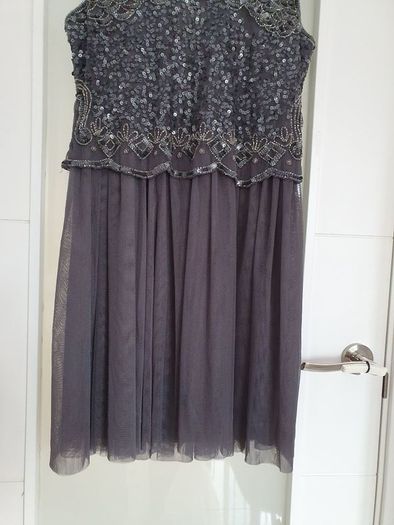 SAVIDA grey paris sequins Sz 10 - Bnwt Rrp 70 euro
