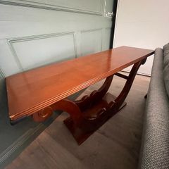 console table mahogany