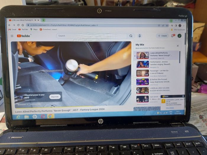 HP Pavilion G6, Intel Core i3-3110M, 2.4GHz, 6GB Ram, Windows 8, Opera, Chrome and VLC
