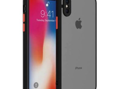 Smoke Silicone Case For iPhone X, iPhone XS Cover with Camera Protector