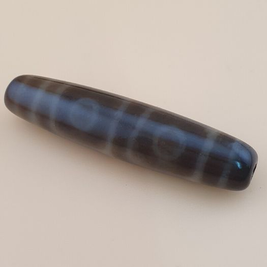 Vintage Himalayan Tibetan 4 Eyes Agate Dzi Bead Amulet