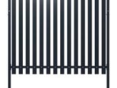 Fence Panel Anthracite 174.5x150 cm Powder-coated Steel