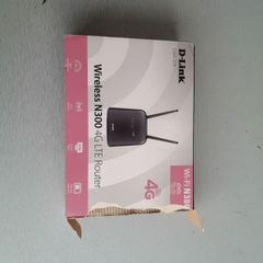 D-Link Wireless N300 4G KTE Router Wi-Fi NEW