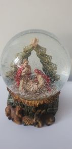 Holy Family Snow Globe Christmas