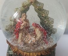 Holy Family Snow Globe Christmas