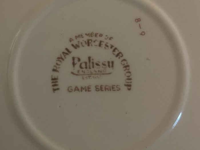 Vintage Collection of Palissy Game dishes