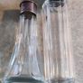 Vintge 2 Glass Bottle With Lid. Image 4