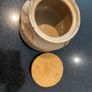 Ceramic vintage  pot with cork lid Image 6