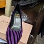 MARIAN womens black purple suede shoes bnwb Image 8