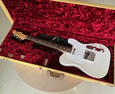 Fender Artist Series Jimmy Page Mirror Telecaster Rosewood Fretboard, White Blonde 2019, USA