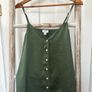 J.Crew green satin string top Image 2