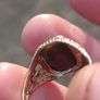 Stunning 9 Carat Gold Hematite Ring Image 10