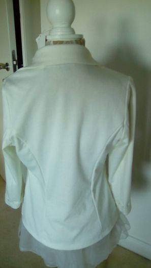 girls Cream Light Jacket