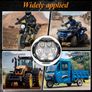 2pcs 6LED Motorcycle Auxiliary Spot Lights+1pc Switch, External LED Driving Headlights, High Brightness Image 8