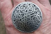 Heavy Celtic Knot Ring and Stuart Harper Brooch