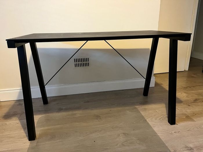 Typhoon Desk | Black Glass