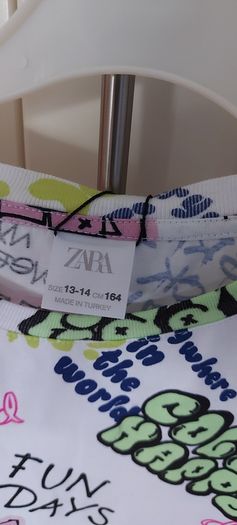 Girls top Graffiti T-shirt 11-12yrs From Zara - New!