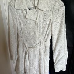 White formal coat