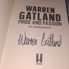 Warren Gatland Signed Autobiography