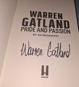 Warren Gatland Signed Autobiography