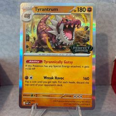 pokemon card  tyrantrum staff promo
