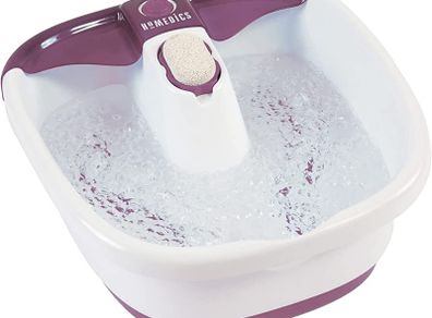 Bubblemate Foot Spa and Massager with Keep Warm Function, Soothing Soak Massage Nodes, Bubble Turbo Strip, Pedicure Pumice Stone (FREE POSTAGE)