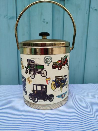Vintage Ice Bucket Motor Theme