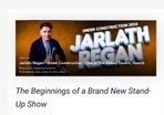 Jarlath Regan stand up comedian- 24 October Abbey Tavern, Howth