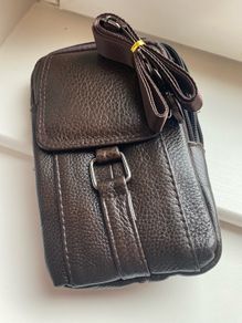 NEW-Leather Shoulder/ Waist Bag