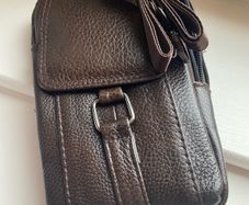 NEW-Leather Shoulder/ Waist Bag
