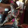 A fine bronze of a samurai signed  MIYAO Image 3