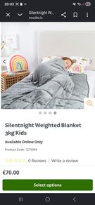 Silent night weighted blanket