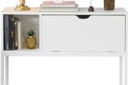 Console table  Entrance Table with Drop-Down Door and Compartment