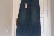 River Island "in other words" Long Denim Skirt New With Tags