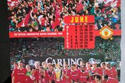 Man United 1995 Double Winners Official Collectors Calendar