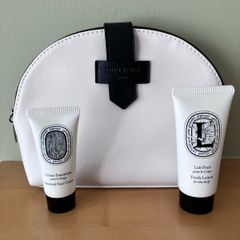 New Diptyque Face Cream & Body Lotion and Toiletry Bag
