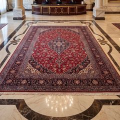 Nice old hand knotted Persian carpet in good condition with good colours