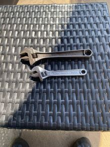 Bacho 8" & HD 6" Adjustable wrench